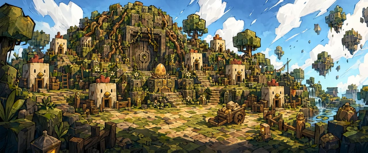 Establishing plate for Moss Village